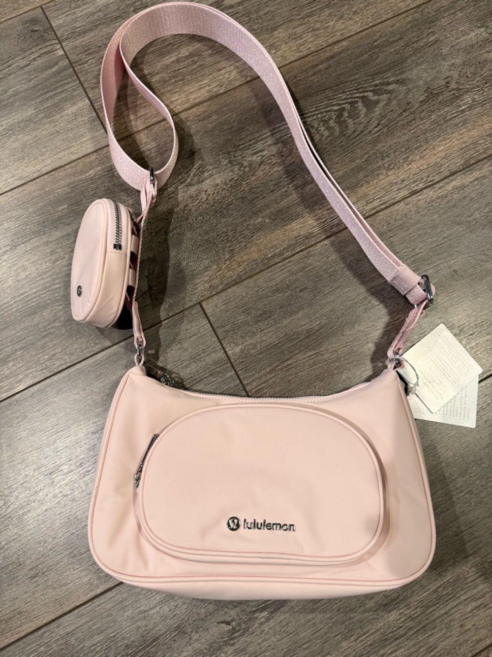 lululemon athletica Pink Crossbody with Nano Pouch